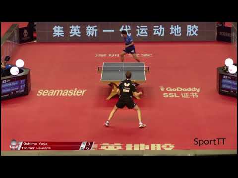 Yuya Oshima vs Laurens Tromer [ China Open 2018 ]