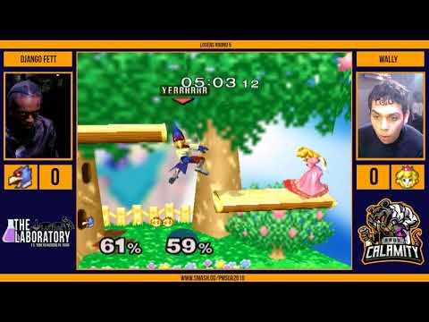 2019 Philly Melee Arcadian @ The Lab - DJANGO FETT (Falco) vs Wally (Peach) - Losers Round 5 - Melee