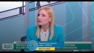 Παρουσία στην εκπομπή Αιχμές