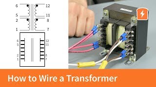 How to wire a transformer in series or parallel (with animation) | Basic Electronics