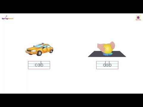 '_a_' Family Words - 1 | Springboard SR KG Words & Sentences Part - 1 | Periwinkle