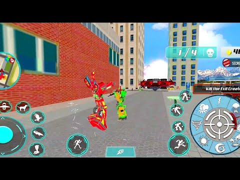 Play Amazing Police Dog Drone Robot Car Game - Top Android Gameplay #2