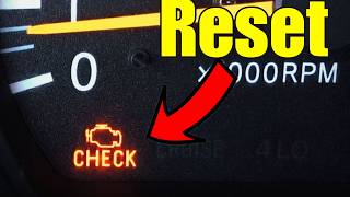 Check Engine Light on? Don’t Drive Until You Watch This(How to reset engine light with/without tool)