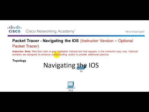 2.1.4.6 Navigating the IOS Lab Cisco Packet Tracer