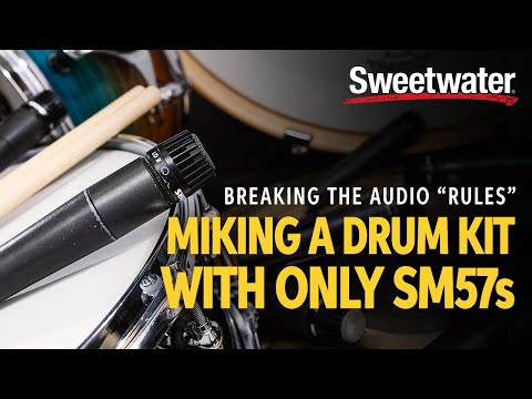 Пример использования микрофона Shure SM57-LCE