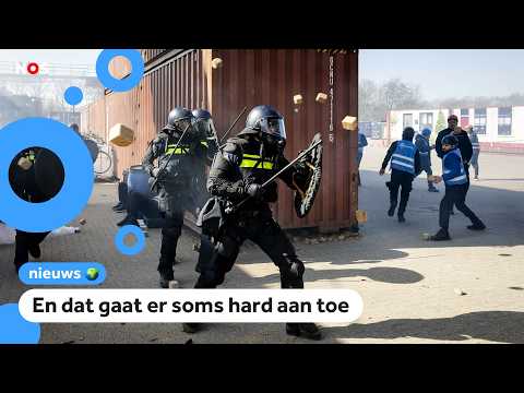 Enorme politie-oefening voor vergadering van wereldleiders in Nederland