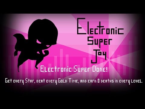 ELECTRONIC SUPER JOY ● World 1 ● All Gold Times, No Death & All Stars