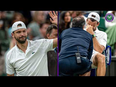 HEARTBREAKING Moment 💔 | Centre Court's incredible reception to Grigor Dimitrov | Wimbledon 2025