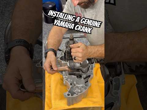 Installing a Genuine Yamaha Crank #yamaha #atv #yfz450r #crankshaft #atv
