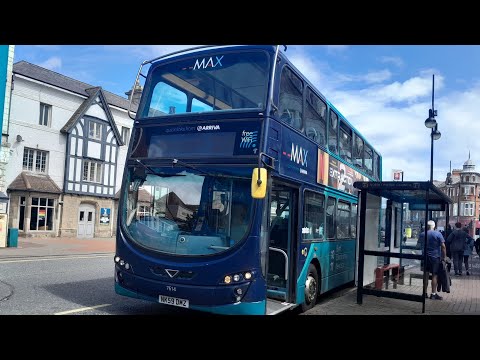 Arriva Northumbria: VDL DB300 Wright Gemini 2 7614/NK59 DMZ on the 308