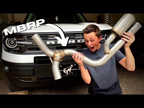 WORLDS FIRST STRAIGHT PIPED BRONCO SPORT (1.5 Liter: V3) MUFFLER MOD: Review!!!!!