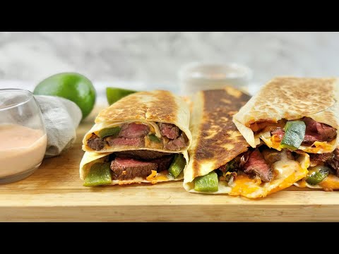 How to Recreate Taco Bell’s Steak & Poblano Rolled Quesadilla at Home