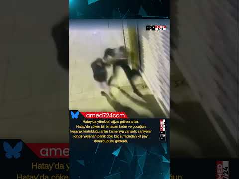 📌 Hatay’da yürekleri ağza getiren anlar. #amed724 #amed #Hatay #çökme #deprem