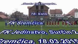 preview picture of video 'FK Sremčica-FK Jedinstvo Surčin 1:2,Highlights'