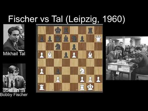 Bobby Fischer vs Mikhail Tal. French Defence, Winawer Variation.