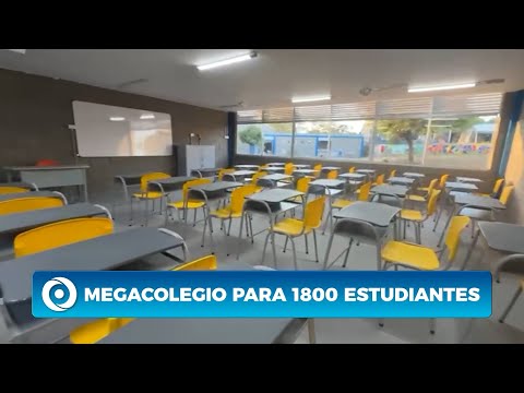 Así es el nuevo megacolegio en San Estanislao entregado en el norte de Bolívar