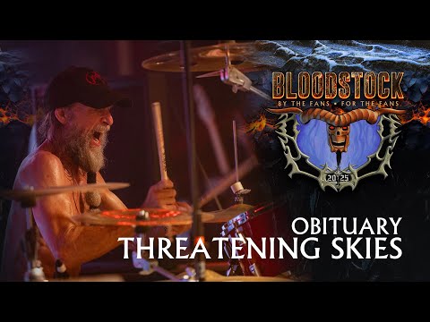 💀OBITUARY — “Threatening Skies” (PRO-SHOT, Bloodstock 2025) 🌩️