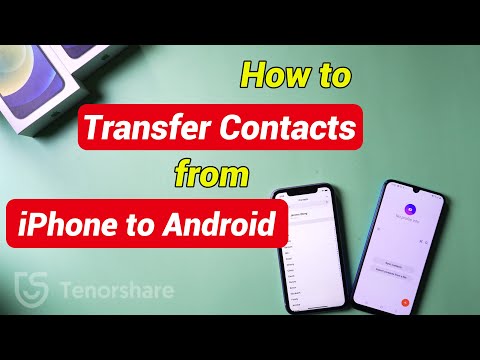 How to Transfer Contacts from iPhone to Android 2022