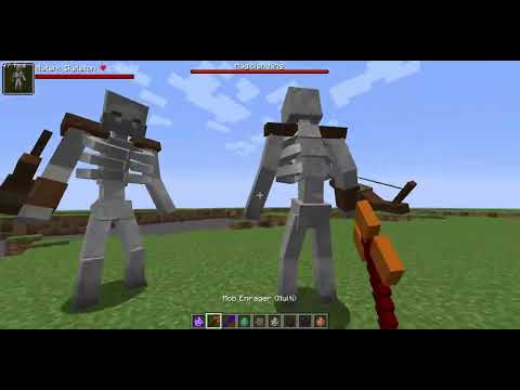 Magician King(Updated) VS 3 x Mutant Monsters - Minecraft Mobs Battle - Part 1