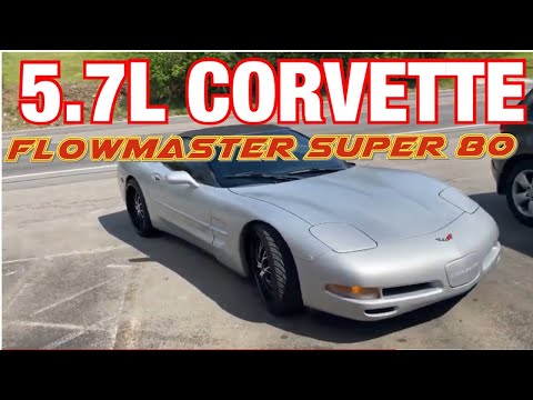 1998 Chevy Corvette 5.7L DUAL EXHAUST w/ FLOWMASTER SUPER 80!