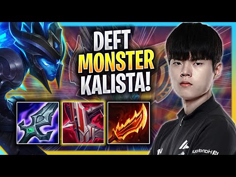 DEFT IS A MONSTER WITH KALISTA! - DK Deft Plays Kalista ADC vs Ezreal! | Bootcamp 2023