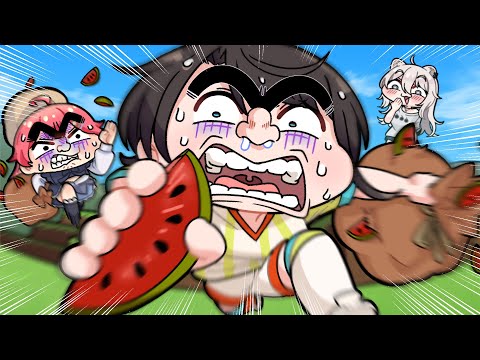 【手描き】スイカバブルに踊らされた大空スバルの末路【こまいぬ/切り抜き/Hololive】