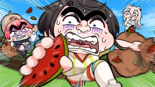 【手描き】スイカバブルに踊らされた大空スバルの末路【こまいぬ/切り抜き/Hololive】