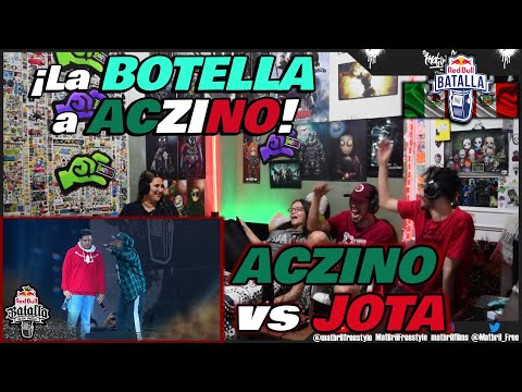 🔴COLOMBIANOS REACCIONAN a ACZINO vs JOTA ¡La BOTELLA a ACZINO! [RED BULL INTERNACIONAL 2016]