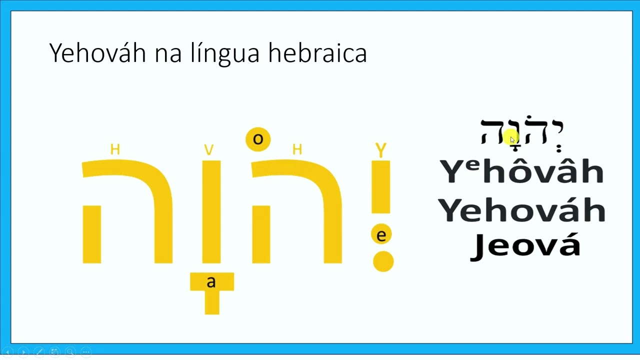Jeová Deus aceita os gentios. As variações do Nome divino  nos manuscritos.