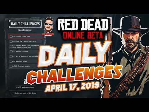 📌{Daily Challenges}📌 Red Dead Online *April 17, 2019* - Red Dead Redemption