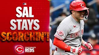 Sal Stewart CRUSHES his 8th home run of the season! ???????? (Reds rookie off to a HOT start!)