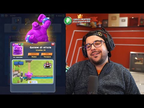 E-GOLEM unico GRANDE AMORE  - CLASH ROYALE