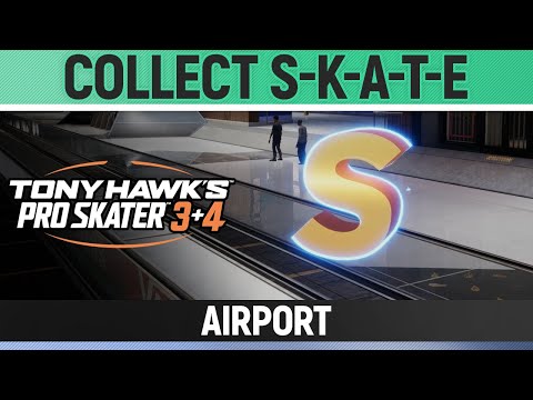 Tony Hawk's Pro Skater 3+4 - Airport - Collect S-K-A-T-E