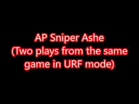 AP Ashe Sniper in URF (League Of Legends Season 6)