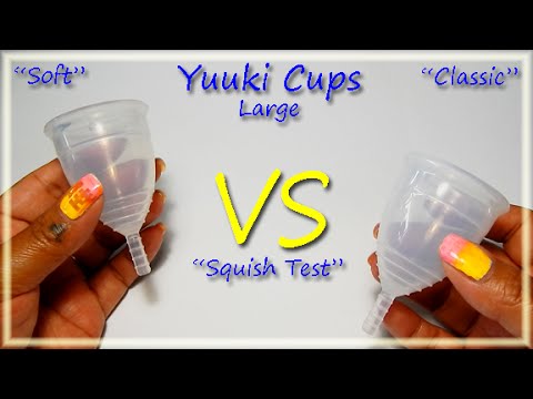 Yuuki Soft & Classic "Squish Test" - Menstrual Cups