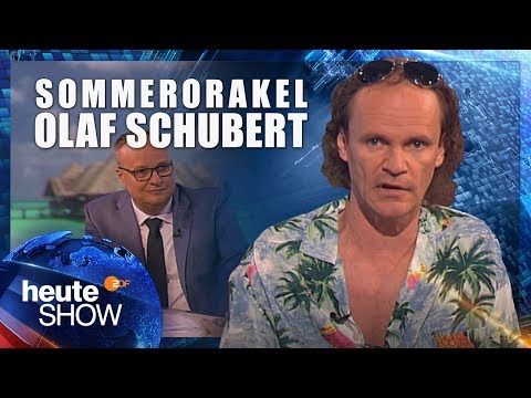 Olaf Schubert blickt voraus auf den Sommer 2017 | heute-show vom 02.06.2017