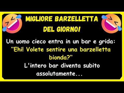 🤣 MIGLIORE BARZELLETTA DEL GIORNO! Un uomo cieco entra in un bar...