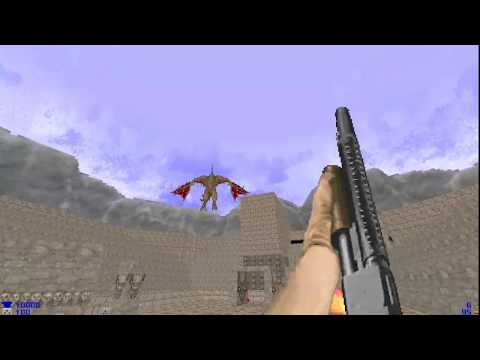 DOOM MOD lmtemple Temple of the Lizardmen LIZARD MEN PIRANHA SEA MONSTERS EXHUMED MAP 06