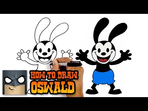 How to Draw Oswald | The Lucky Rabbit | Easy Step-by-Step Tutorial
