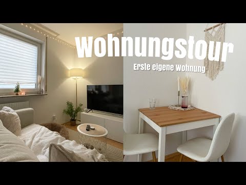 WOHNUNGSTOUR - Erste eigene Wohnung | Komplette Roomtour Studentenwohnung (27qm)