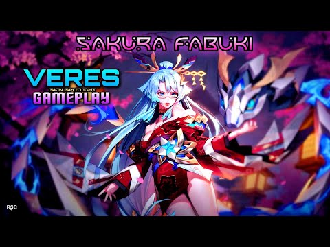 Veres New Skin (Sakura Fabuki) Spotlight Gameplay | New DS Build | AoV | CoT | 2K