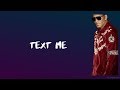 R Kelly - Text Me  (Lyrics)