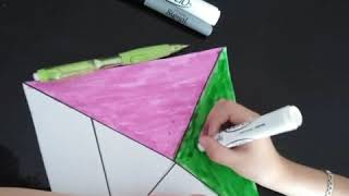 Cómo hacer un tangram | Haz un tangram | tutorial para hacer un tagram en casa