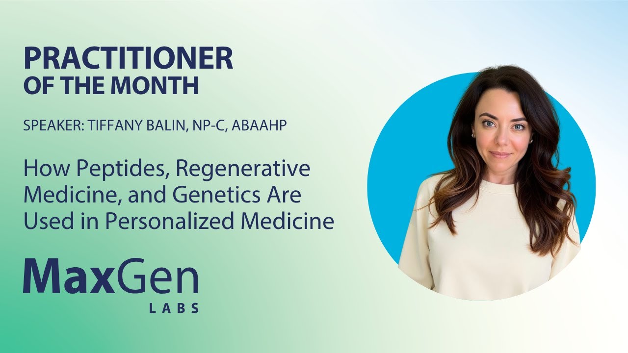 Peptides, Genetics & Personalized Medicine with Tiffany Balin, NP-C, ABAAHP