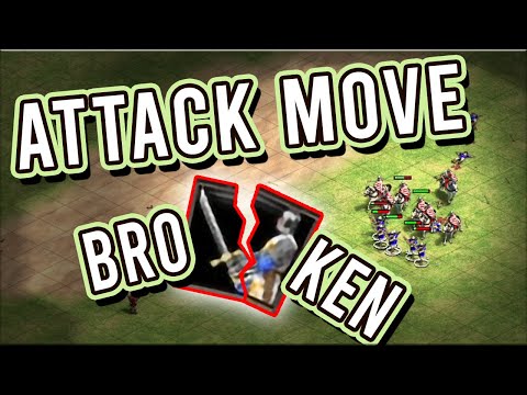 Attack Move is Broken in AoE2?