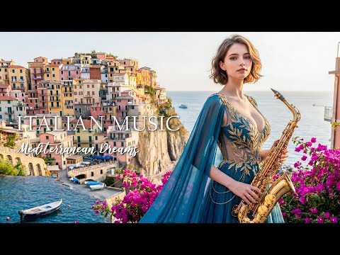 🎶 Italian Vibes & Mediterranean Music 🎶 2+ Hours Scenic Coastal & Como Lake Relaxation 4K