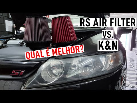 K&N VS. RS Air Filter: QUAL FILTRO É MELHOR NO CIVIC SI K20? - Alta RPM