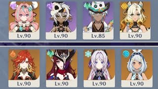 【原神】LunaⅥ螺旋12層　ナタキャラのみで螺旋攻略