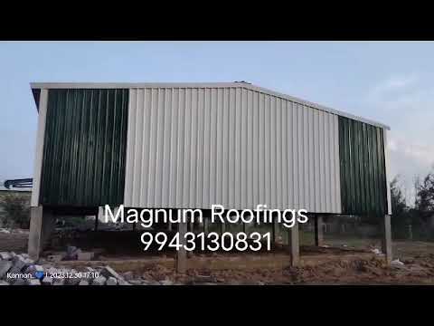 Steel / stainless steel prefab industrial roofing service