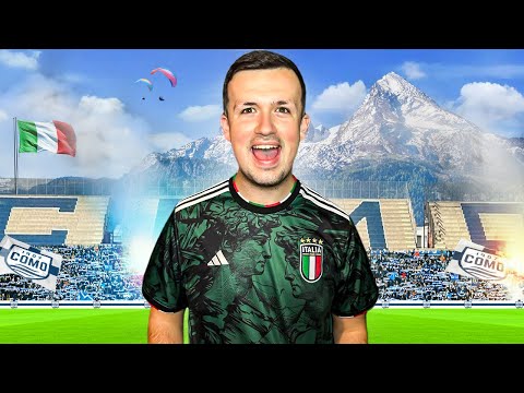 I Visited The Most SCENIC Football Stadium in Europe - Como 1907 🇮🇹